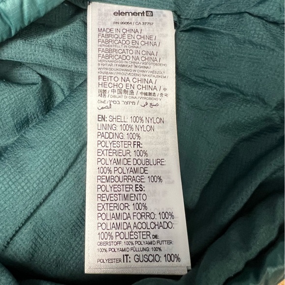 •new• ELEMENT Wolfboro Track Puff Ultralight Jacket - Picture 12 of 12